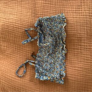 Urban Outfitters Blue Floral woman’s bikini top